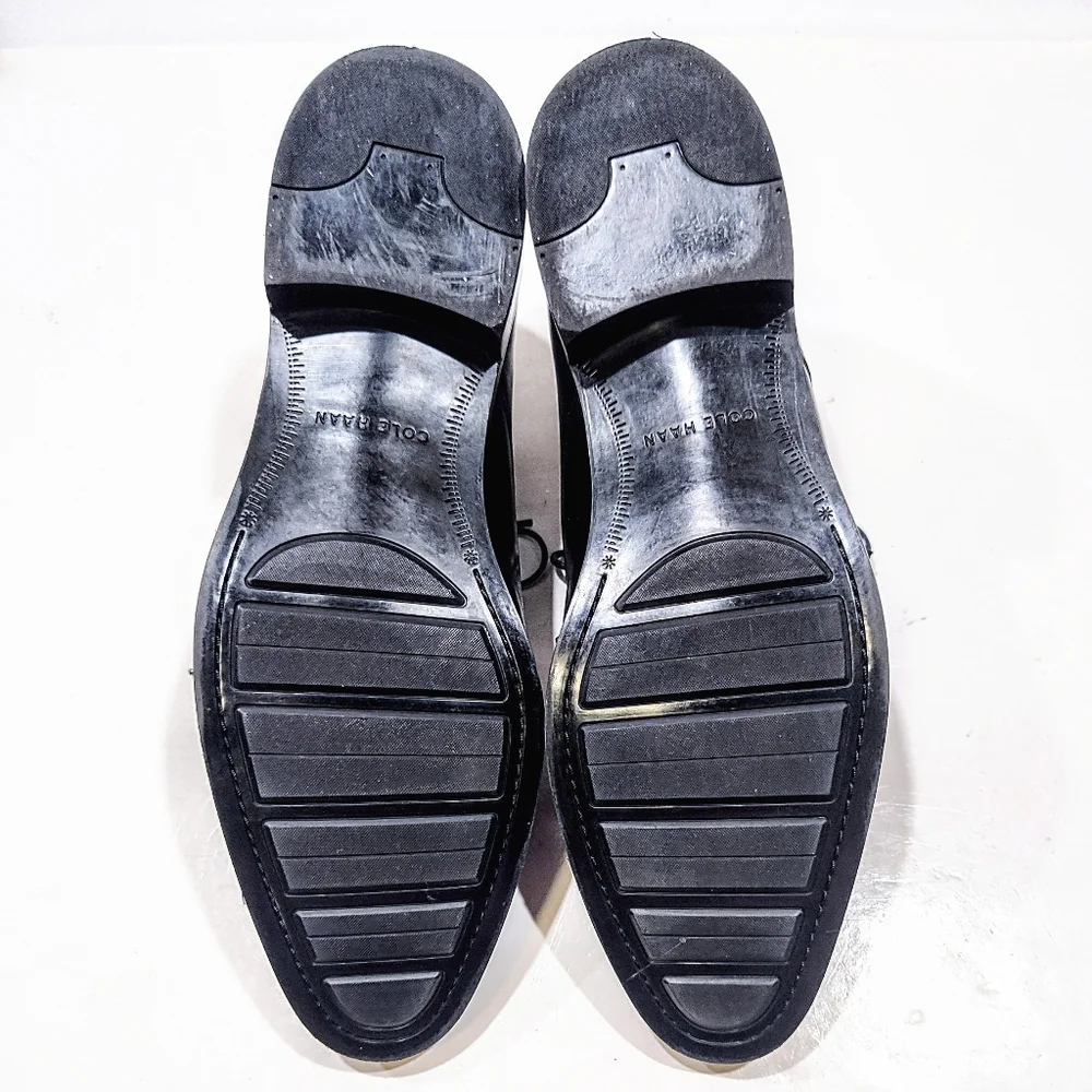 Cole Haan Lenox Hill Cap Toe Oxford Dress Shoes Mens 13M Black Leather C11630